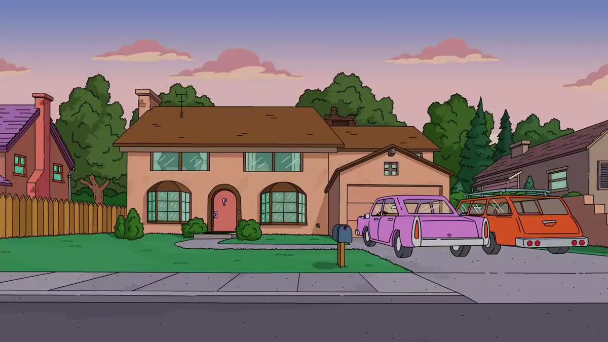 Maison des Simpsons