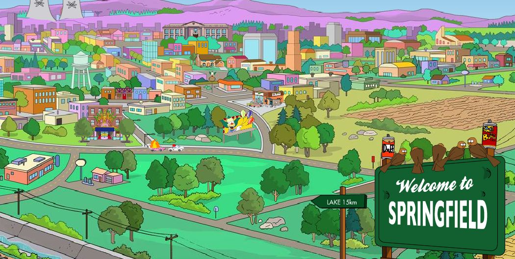 la ville de springfield